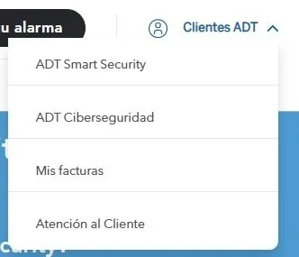 Acceso al área de clientes de ADT