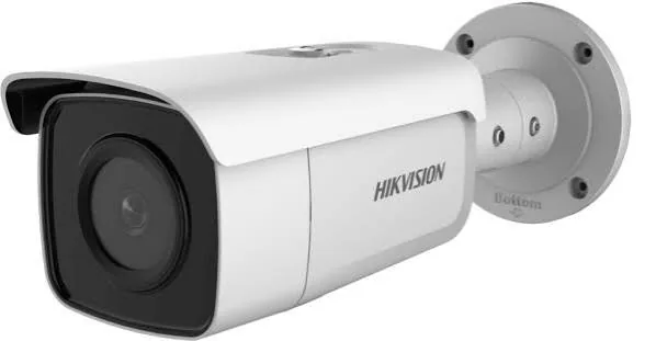 Cámara de videovigilancia CCTV de tipo bullet, cilíndrica y sobre brazo articulado
