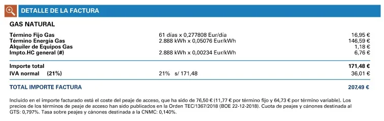 precio gas endesa