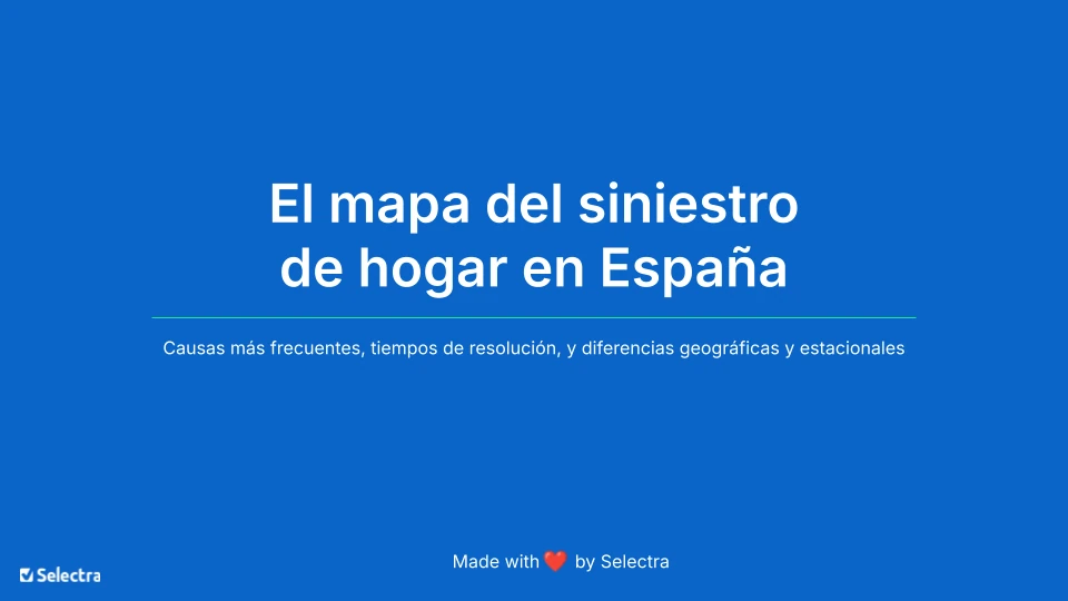mapa del siniestro de hogar en España