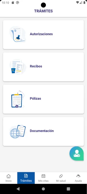 IMQ atención al cliente app móvil