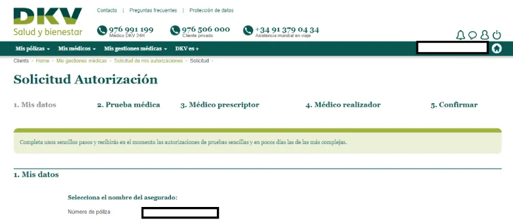 Autorización DKV