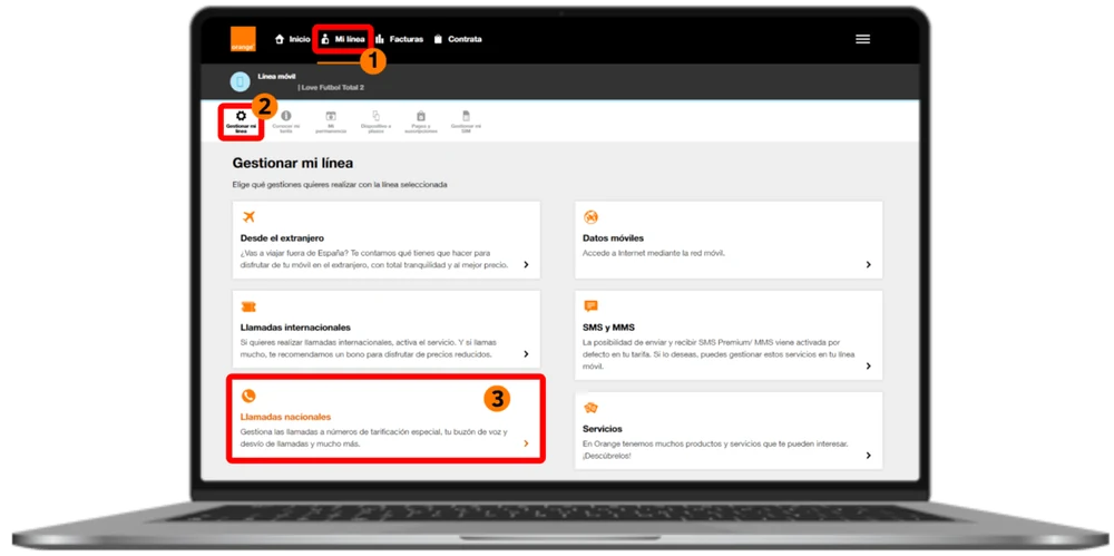 Pasos para desactivar buzón de voz Orange en la app Mi Orange