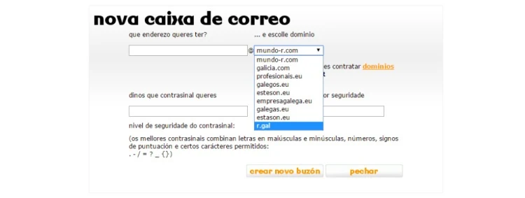 mensaxería r